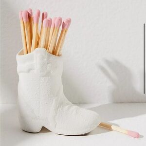 NWT Free People Paddywax Cowboy Boot Matches